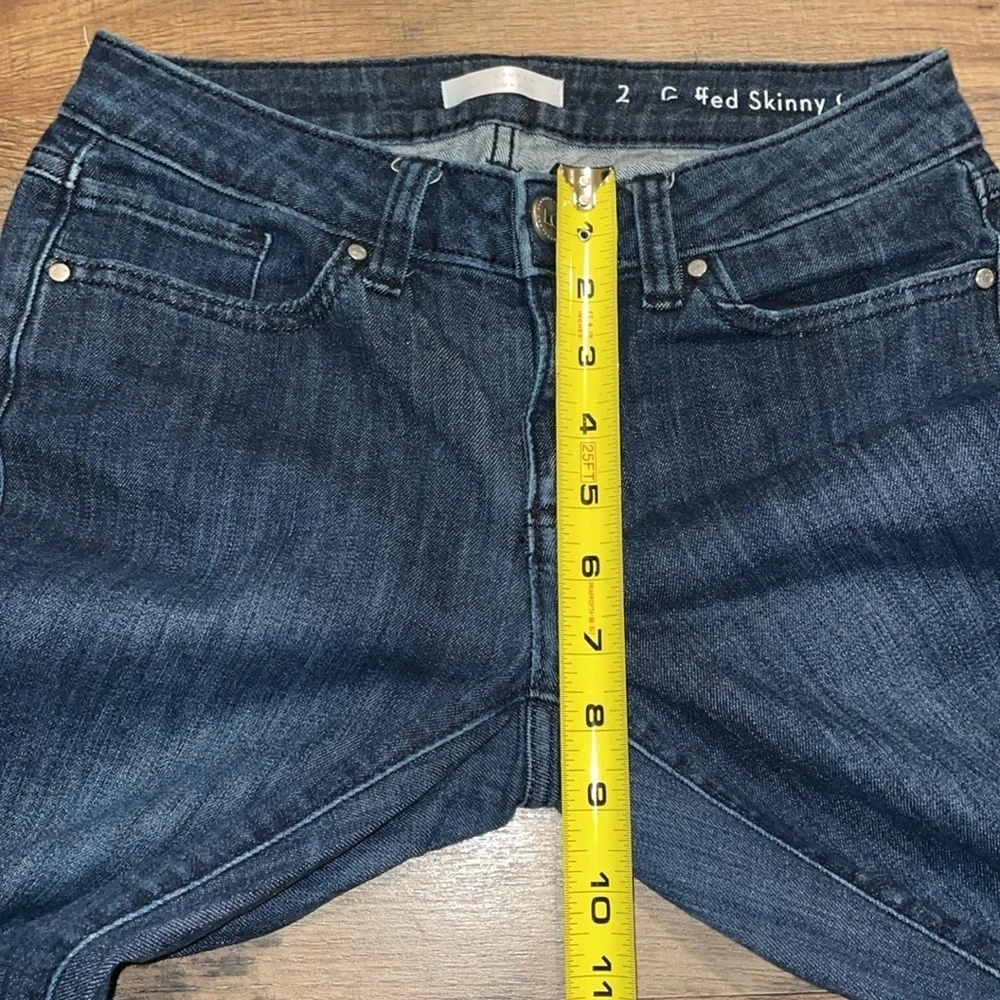 Lauren Conrad cuffed Skinny Crop Jeans.‎  Size 2